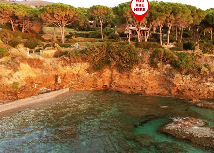 Incantevole Villino Sul Mare Con Accesso Diretto Spiaggia, Posto Auto E Aria Condizionata! * Capoliveri